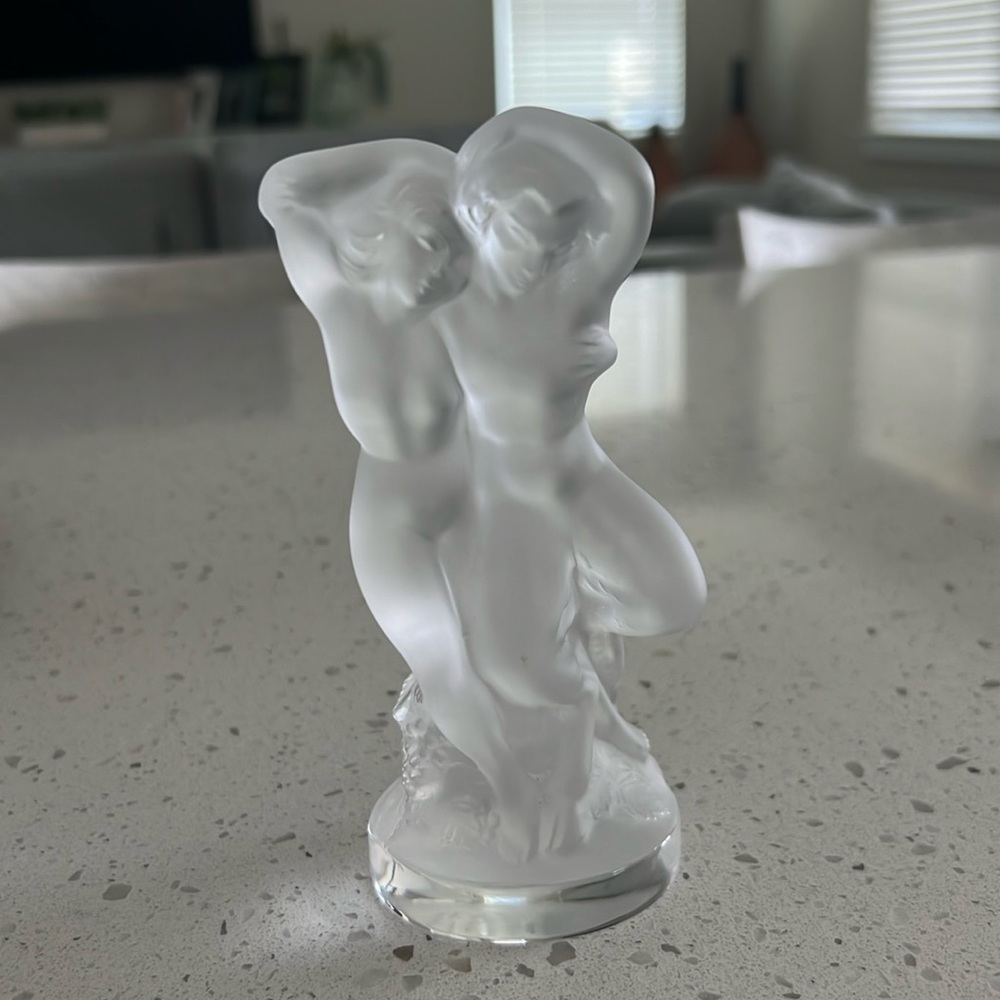 Lalique Frosted Glass Sculpture